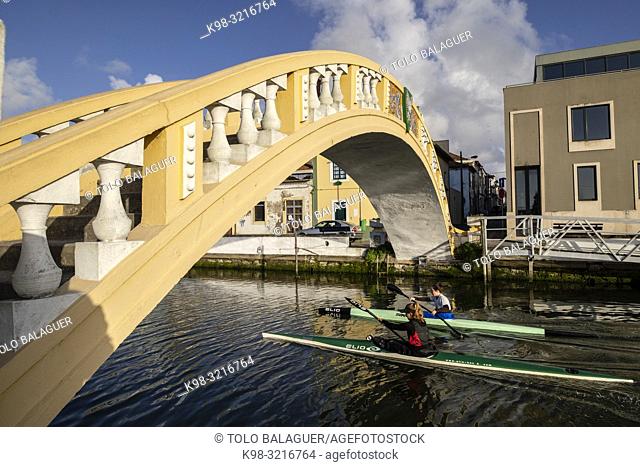 Puente dos Carcavelos, Canal de San Roque, Aveiro, Región Centro Portugal