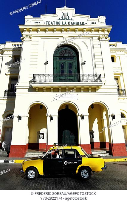 Teatro La Caridad (Charity's Theater) on Parque Vidal, Santa Clara, Cuba