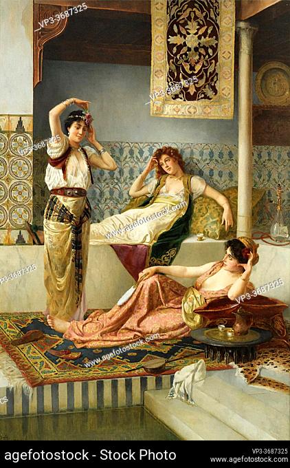 Stiepevich Vincent - in the Harem 2 - Russian School - 19th Century