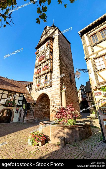 Dolderturm, Musee du Dolder, Riquewhir, Alsace Wine Route, Gran d Est, France