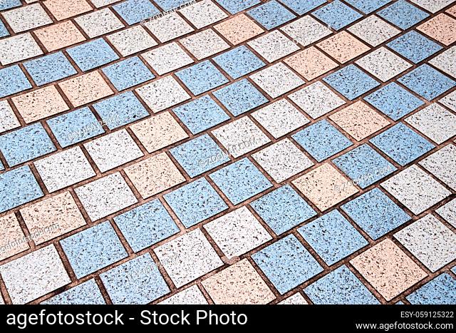 Pavement surface made of stones