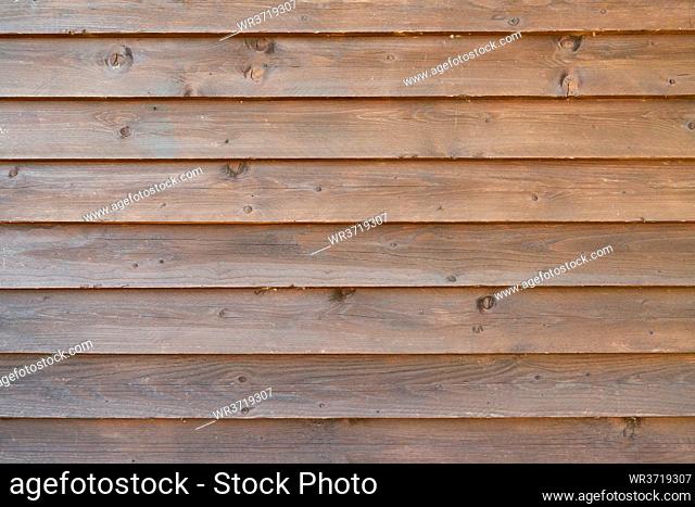 Braune Wand aus Holz als Hintergrund Textur