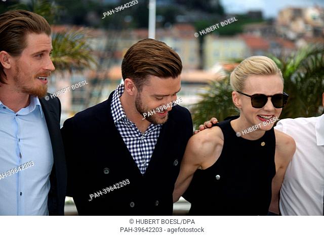 Actors Justin Timberlake (l-r), Carey Mulligan and Oscar Isaac attend the photocall of ""Inside Llewyn Davis"" during the 66th Cannes International Film...