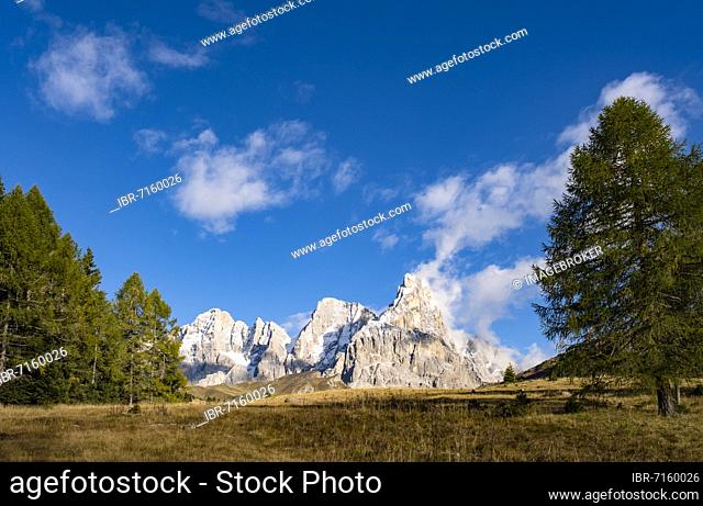 Cimon della Pala, Pala Group, Parco Naturale Paneveggio Pale di San Martino, Rolle Pass, Trentino, Italy, Europe