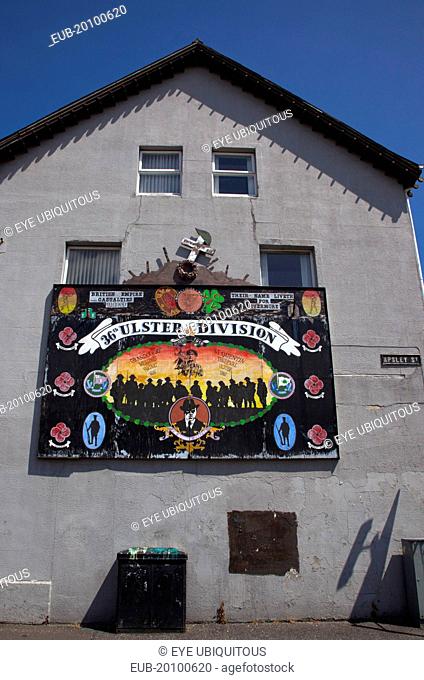 Donegall Pass Loyalist poltical mural