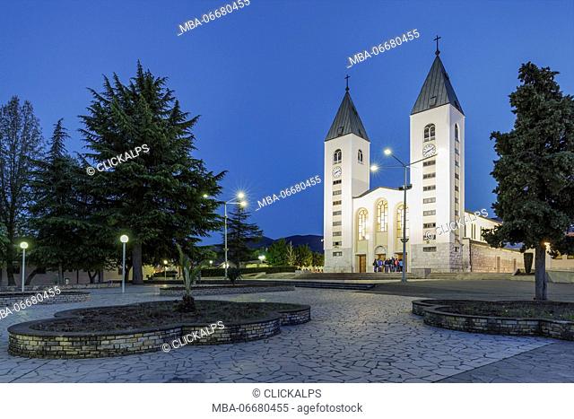 Europe, Balkans, Bosnia and Herzegovina, Saint James Parish Church in Medjugorje