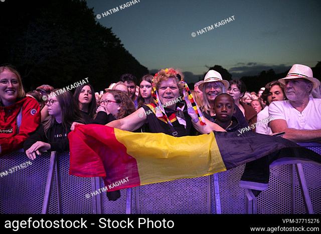 Illustration picture shows the concert and fireworks 'Belgium Celebrates - Belgie viert feest - La Belgique fait la fete' event