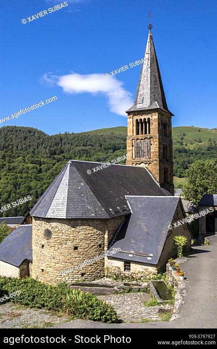 Church of Saint Barthélemy, Saccourvielle, Haute Garonne department, Occitanie, France