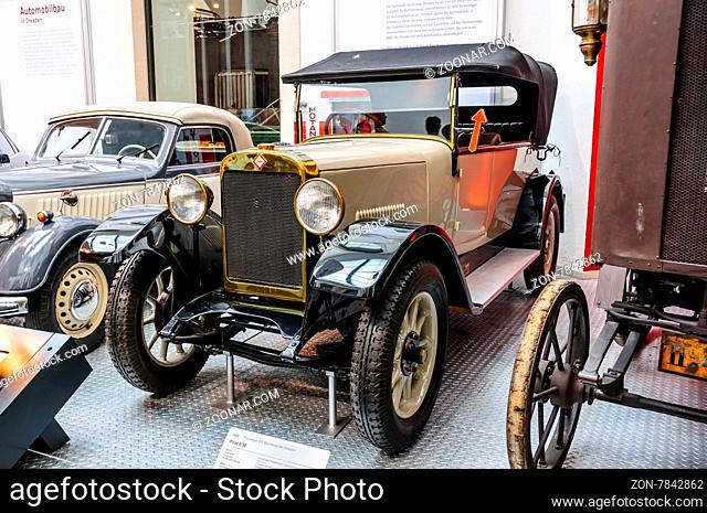 DRESDEN, GERMANY - MAY 2015: Pilot 6 30 1926 in Dresden Transport Museum on May 25, 2015 in Dresden, Germany
