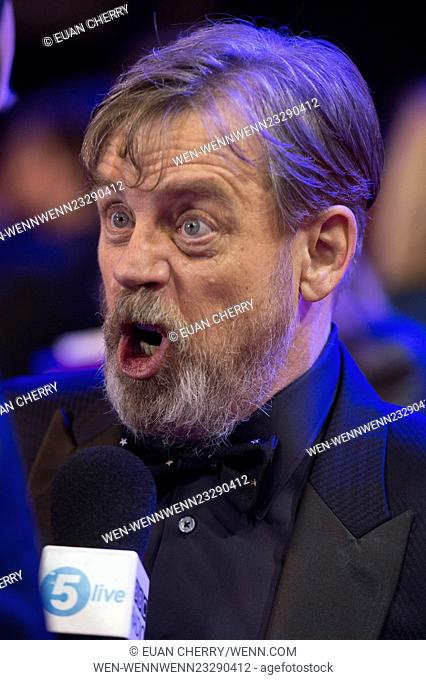 Cast and Celebrities attends the European Premiere of ""Star Wars: The Force Awakens at the London's Leicester Square in London Featuring: Mark Hamill Where:...