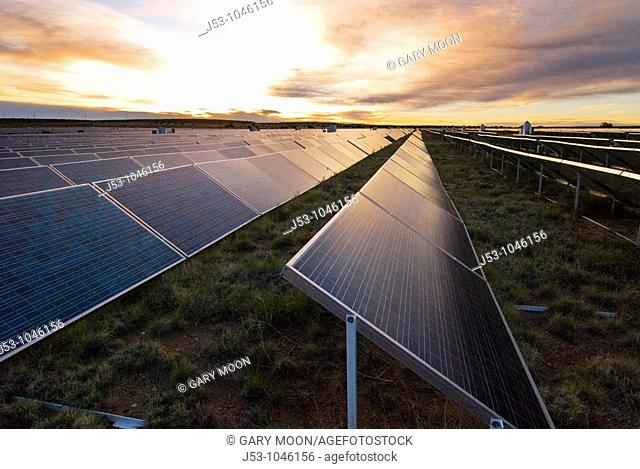 Solar photovoltaic electricity generating plant, Springerville, Arizona