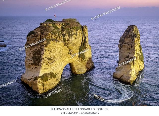Raouche Rocks, Beirut, Lebanon