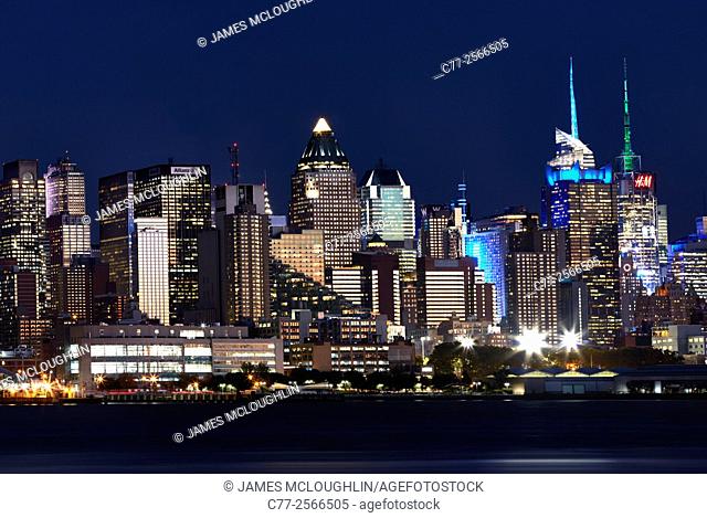 New York City, Manhattan, Skyline, West Side