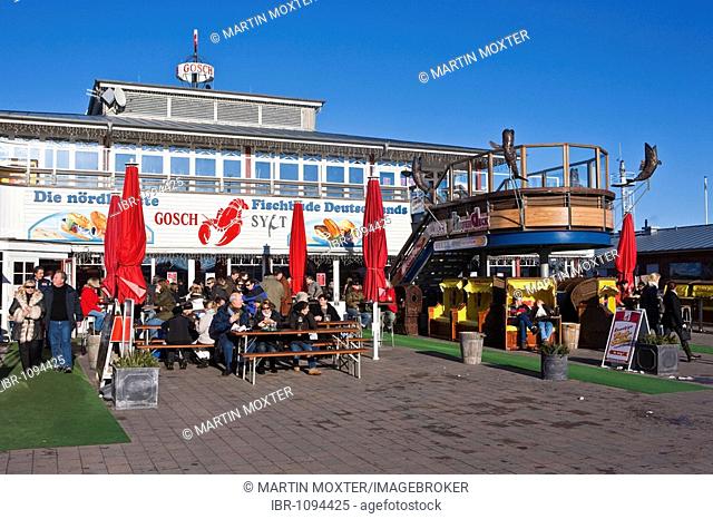 Gosh fish restaurant in List, Sylt, North Frisian Islands, Schleswig-Holstein, Germany, Europe