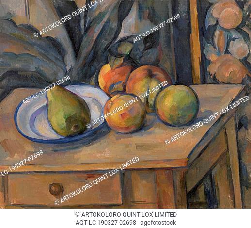 Paul Cézanne: The Large Pear (La Grosse poire), Paul Cézanne, 1895–1898, Oil on canvas, Overall: 18 1/8 × 21 5/8 in. (46 × 55 cm)
