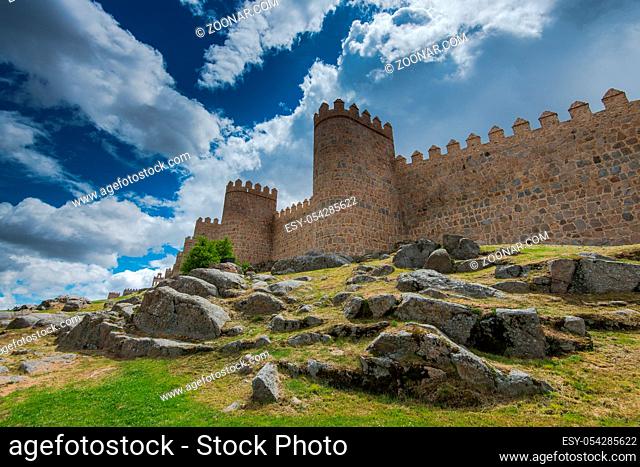 Legendary medieval town of Avila, Spain