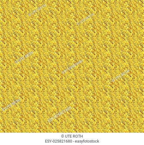 Abstract geometric background, seamless golden pattern of angled fragments
