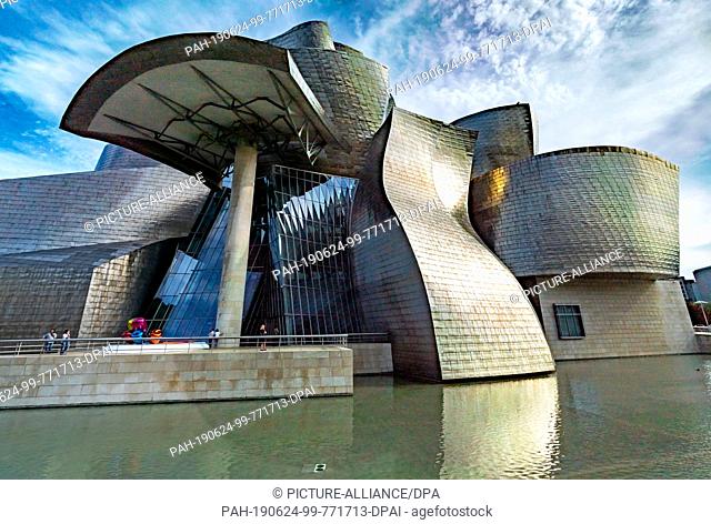23 June 2019, Spain, Bilbao: The Guggenheim Museum in Bilbao. The building is one of the most famous works by the architect Frank Gehry