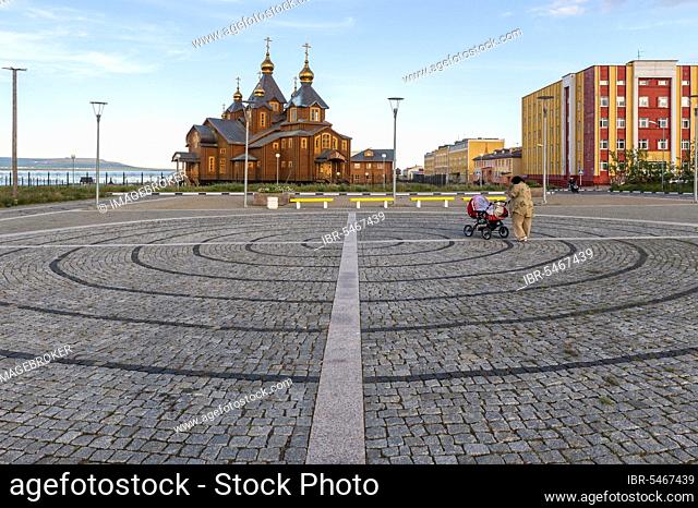Holy Trinity Orthodox Cathedral, Siberian city of Anadyr, Chukotka Province, Russian Far East