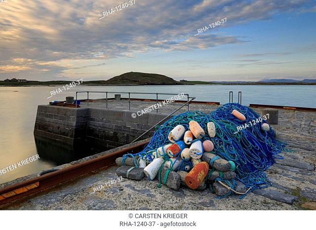 Bunowen Pier, Ballyconneely, Connemara, County Galway, Connacht, Republic of Ireland, Europe