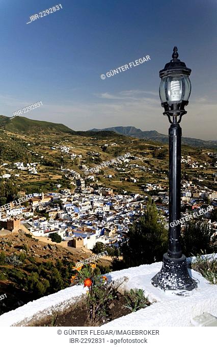View of Chefchaouen or Chaouen, Tangier-Tetouan, Morocco, North Africa, Maghreb, Africa