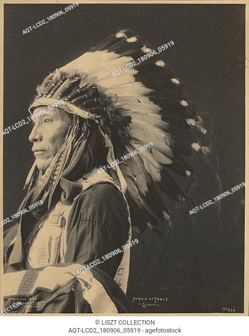Little Bear, Arapahoe; Adolph F. Muhr (American, died 1913), Frank A. Rinehart (American, 1861 - 1928); 1898; Platinum print; 23.6 x 17