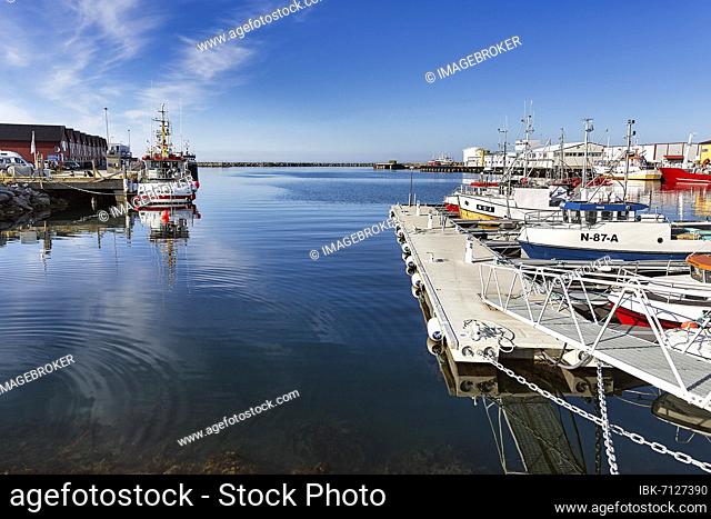 Port of Andenes, Andoya Island, Vesteralen, Norwegian Arctic Ocean, Norway, Europe