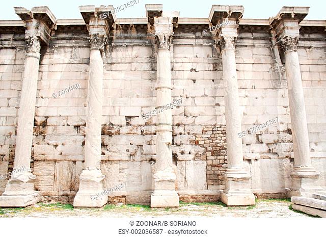 Hadrian's Library in the Roman Forum of Athens, Gr