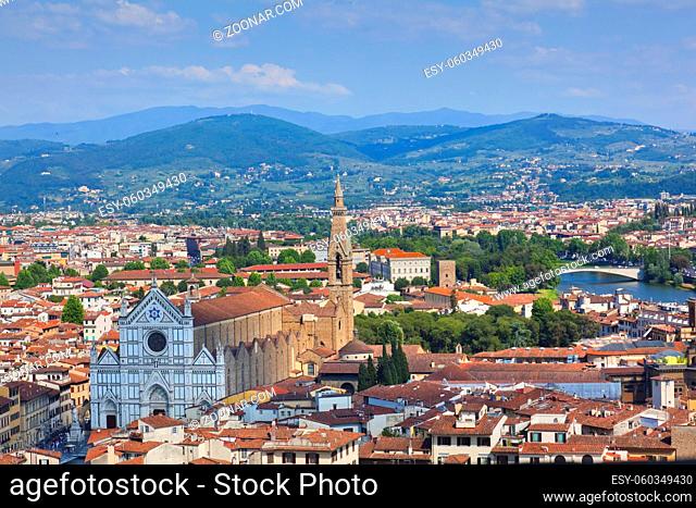 Schönes Stadtpanorama von Florenz