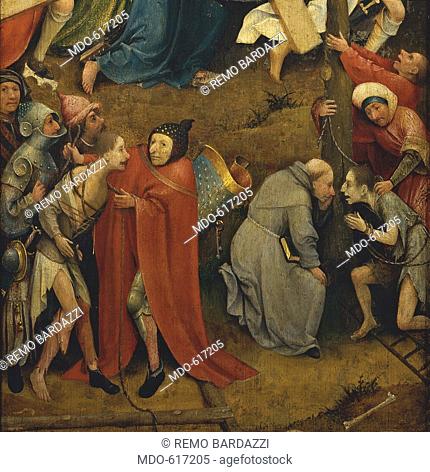 Road to Calvary, by Van Aeken Joren Anthoniszoon known as Bosch Hieronymus, 15th Century, 1490 about, oil on panel, cm 57, 2 x 32