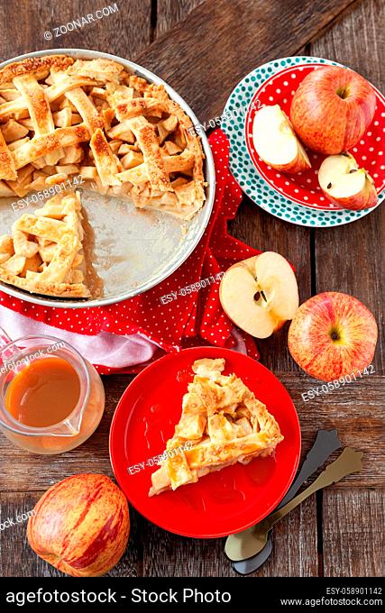 Leckerer hausgemachter Apple Pie 7 Apfelkuchen