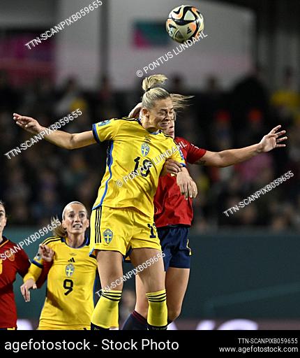 Sweden's Fridolina Rolfö during the FIFA Women's World Cup semi-final between Spain and Sweden at Eden Park in Auckland, New Zealand, on August 15, 2023