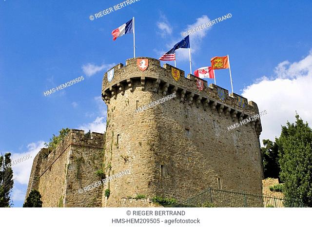 France, Manche, Avranches, castle and donjon