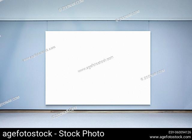 Art Museum Frame Wall Ornate Minimal Design White Isolated Clipping Path Template