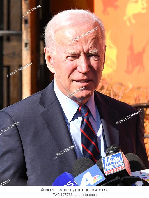 Former Vice President Joe Biden attends a Biden for President Campaign Fund Raising Event at Guelaguetza on December 20, 2019 in Los Angeles, California