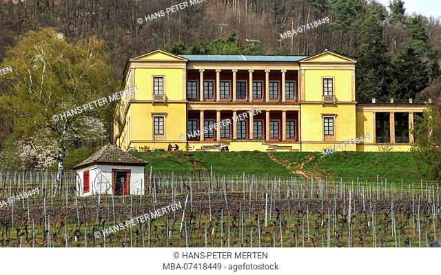 Villa Ludwigshöhe near Edenkoben, Palatinate, Palatinate Wine Route, Rhineland-Palatinate, Germany