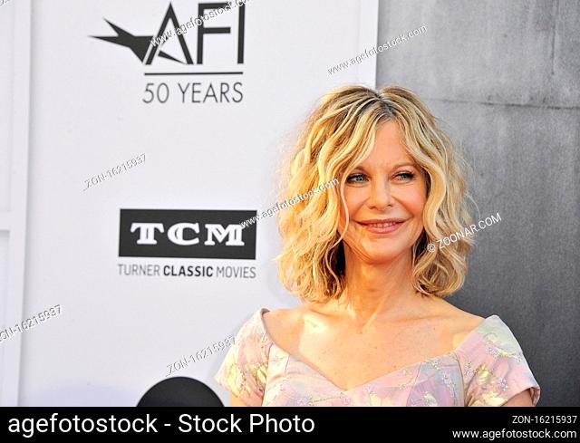 Meg Ryan at the AFI Life Achievement Award Gala Tribute To Diane Keaton held at the Dolby Theatre in Hollywood, USA on June 8, 2017