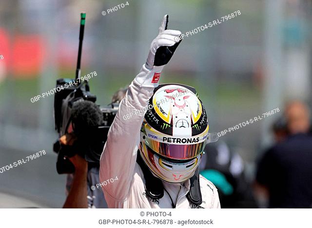 02.07.2016 - Qualifying session, Lewis Hamilton (GBR) Mercedes AMG F1 W07