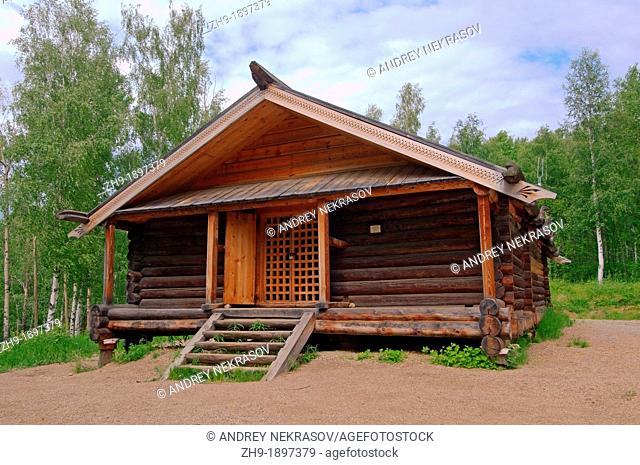 Country wooden estate  'Taltsa's' Talzy - Irkutsk architectural and ethnographic museum  Baikal, Siberia, Russian Federation