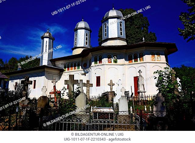 Church Biserica Parohiala at Vranesti, Wallachia, Romania
