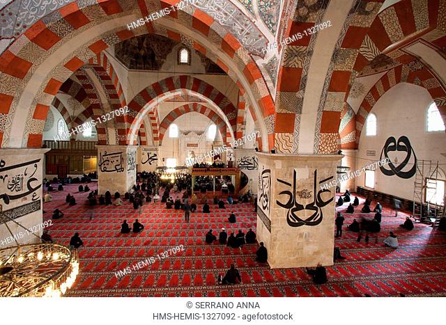 Turkey, European Side, Trakia Region, Edirne, Eski Cami, The Old Mosque