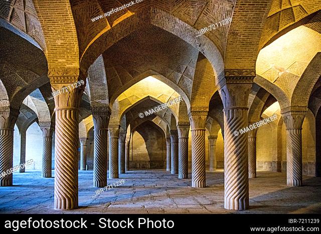 Portico, Vakil Mosque (Masjed-e Vakil), Shiraz, Iran, Shiraz, Iran, Asia