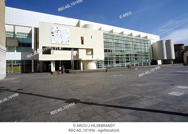 MACBA Museum of Modern Art architect Richard Meier Placa dels Angels Barcelona Catalonia Spain