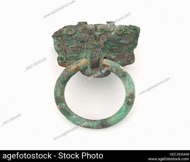 Mask and ring, Eastern Zhou to Han dynasty, 770 BCE-220 CE. Creator: Unknown