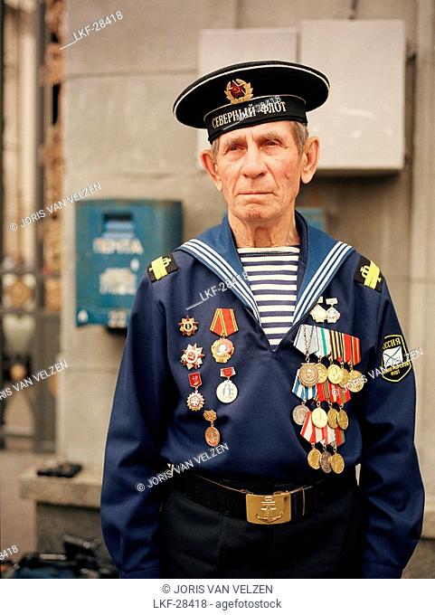 War veteran, Moscow, Russia