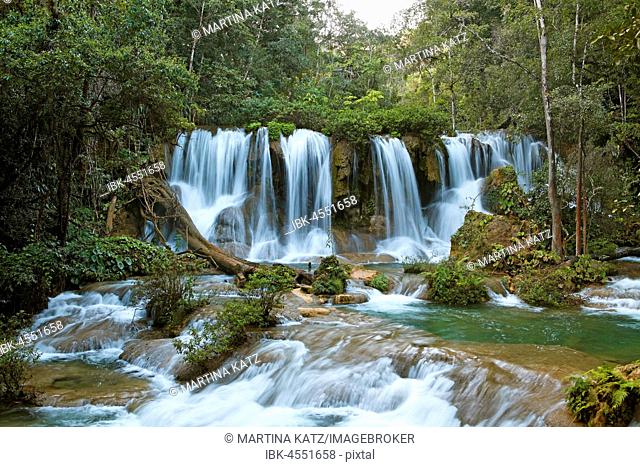 Cascada S' Ek Waterfall, Selva Lacandona, State of Chiapas, Mexico
