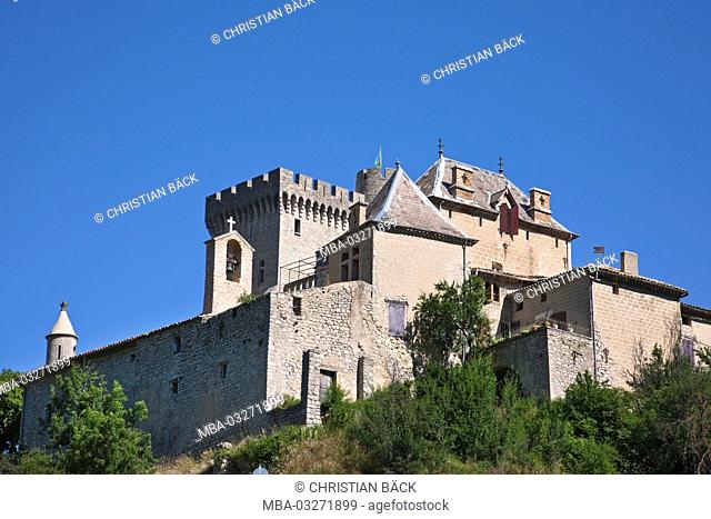 Castle in Aurel, Provence, Provence-Alpes-Cote d'Azur, France