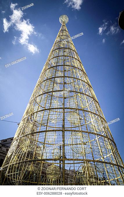 Christmas tree, Image of the city of Madrid, its characteristic architecture
