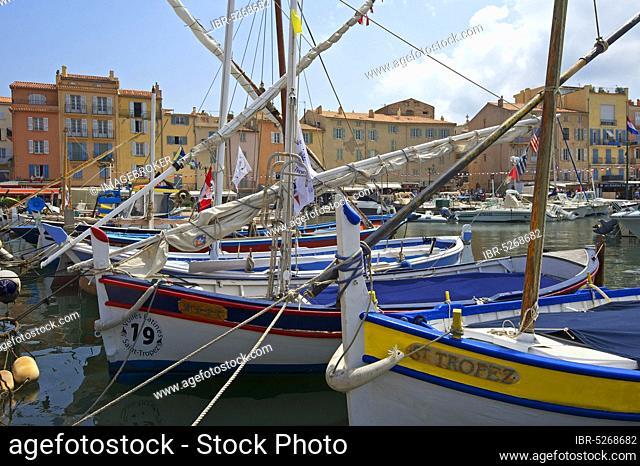 At the port of Saint Tropez, Var, French Riviera, Provence-Alpes-Cote d'Azur, France, Europe