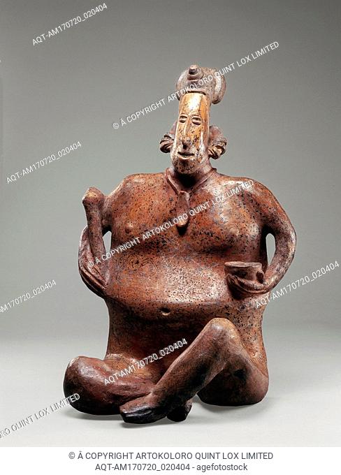 Pulque Maker, 100 B.C.â€“A.D. 300, Mexico, Mesoamerica, Jalisco, Jalisco, Ceramic, H. 21 3/4 x W. 14 5/8 in. (55.2 x 37.1 cm), Ceramics-Sculpture